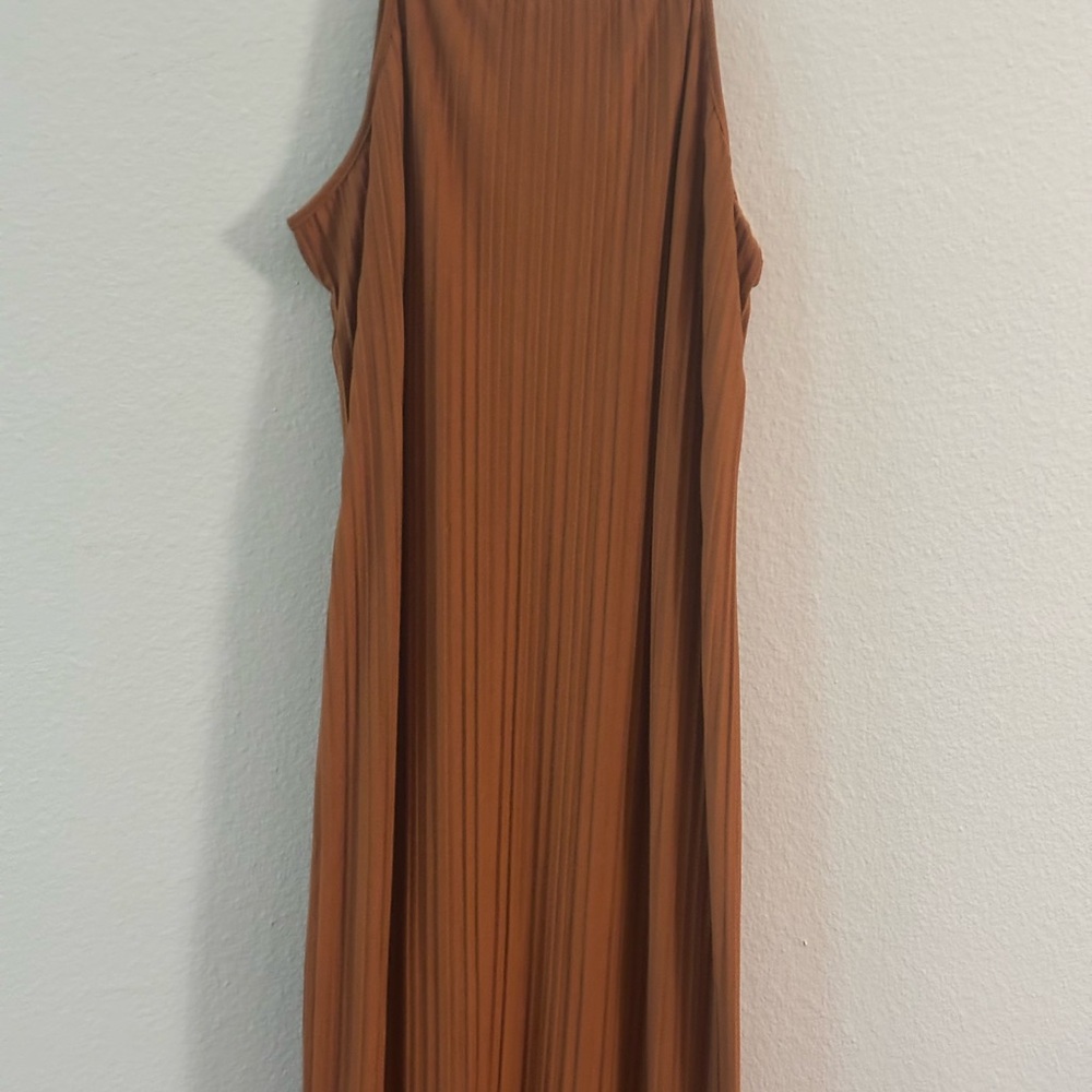 a new day Long Dress Rust colored size Medium
